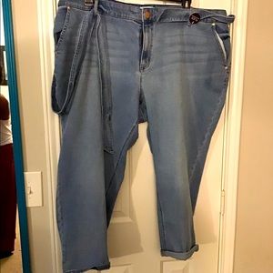 Straight leg jeans